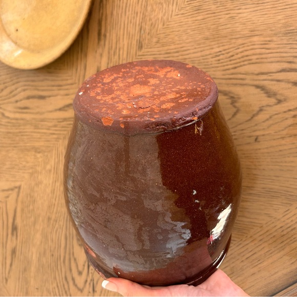 Antique/ Rustic Vase/ decor glass bowl - Picture 4 of 5